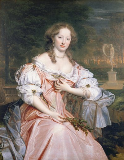 Portret van Grace Wilbraham (1656-1744) door John Michael Wright